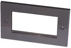 CNET Black Faceplate 100 x 50