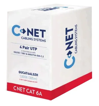 CNET CAT6A U/UTP Internal Cable 305m – Purple Jacket