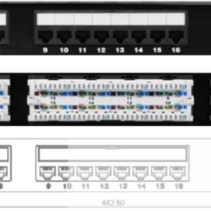 CNET CAT5e UTP 24 Port Patch Panel