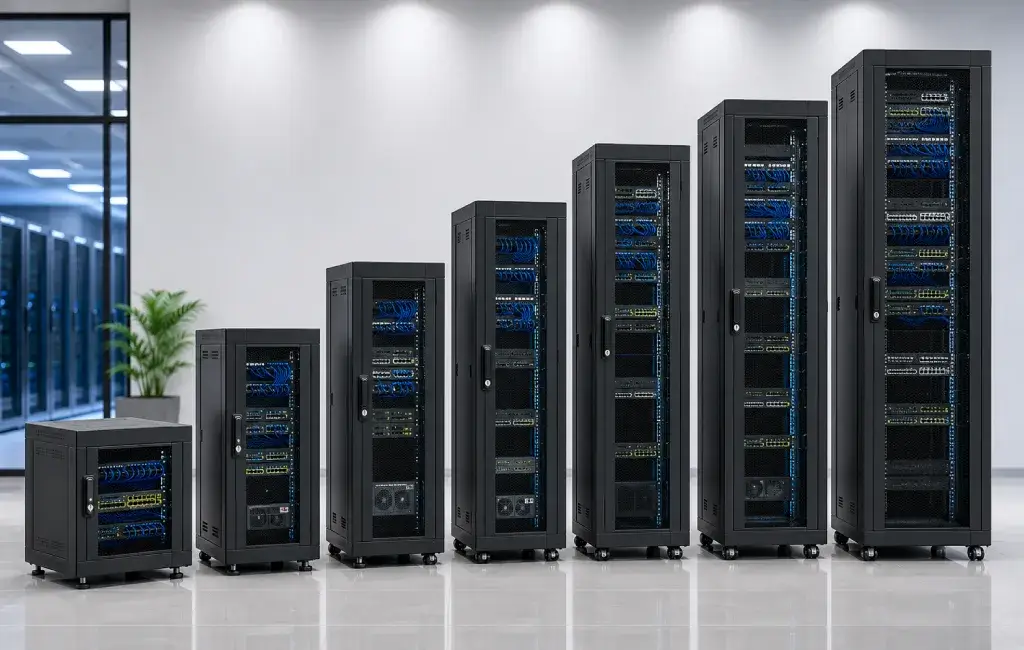 Data cabinet U-height sizing guide, 6U to 42U rack unit chart CNET Ireland